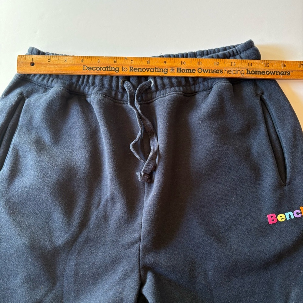 Bench Dark Blue Lounge Pants, wide leg, rainbow logo, size M - Picture 7 of 14